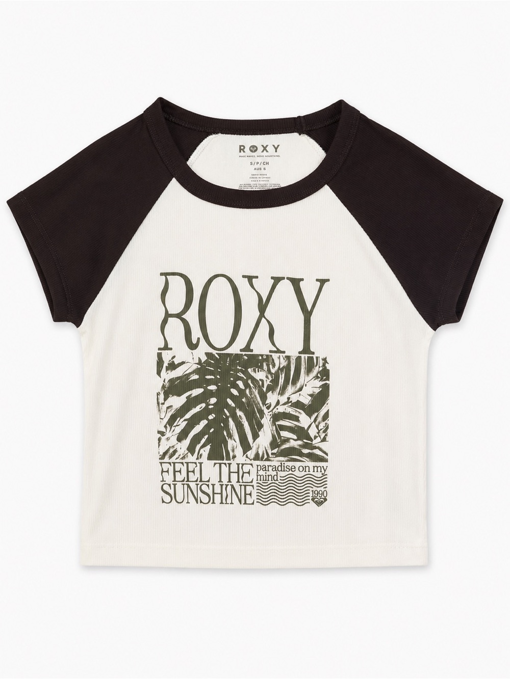 Roxy Y2K Graphic Baby Tee
Feel The Sunshine Raglan Crop Top